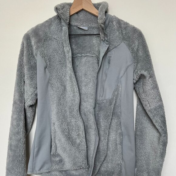 Columbia Full Zip Up Plush Fleece Jacket – Grey S - Picture 2 of 10